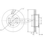 TOMEX Brakes Bremsscheibe